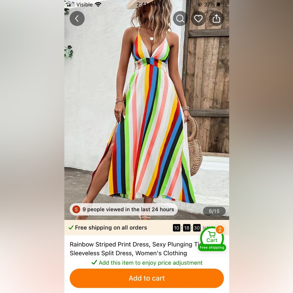Temu dress only worn once!!